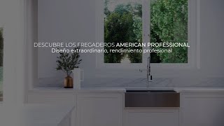 Presentamos Lavaplatos de Acero Inoxidable American Professional [upl. by Charissa]