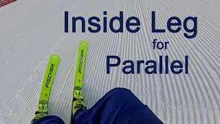 Inside leg activity for parallel turns [upl. by Crescin]