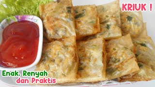 RESEP MARTABAK TELUR MINI KULIT LUMPIA  Enak Renyah dan Praktis [upl. by Kelleher]