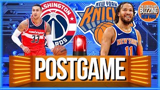 KNICKS WIZARDS POSTGAME Brunson amp OG ready Areas to clean up Dadiet Kolek spark Shamet update [upl. by Gimble200]