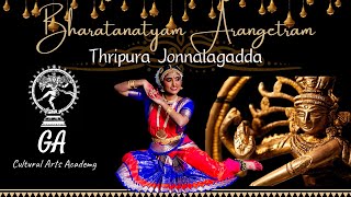 Bharatanatyam Arangetram of Thripura Jonnalagadda  2024 [upl. by Llerod771]