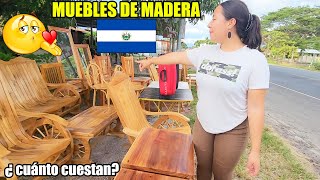 PRECIOS DE LOS MUEBLES DE MADERA EN EL SALVADOR 😱😍 ES CARO O BARATO 🤔 [upl. by Lapotin]