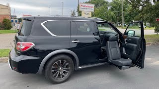 Nissan Armada Mobility Seat Demo  BraunAbility Evo [upl. by Adniroc]