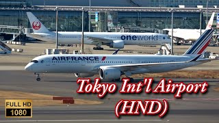 【FHD】Plane spotting at Tokyo Intl Airport HND【AX45A】 [upl. by Anuhsal]