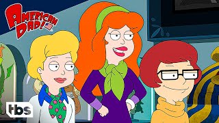 The Smiths’ ScoobyDoo Halloween Shenanigans Clip  American Dad  TBS [upl. by Kinna]