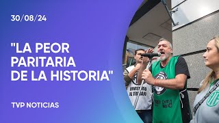 ATE rechazó la paritaria propuesta por el Gobierno [upl. by Eicnan]