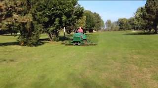 RANSOMES MOTOR 350D  Quintupla da fairway usata  Prova in campo [upl. by Annol]