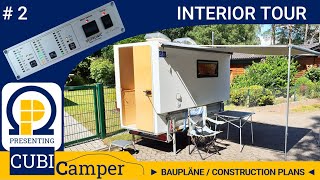 2  CUBICamper  DIY Mini Camper  Innenraum  Interior Tour [upl. by Colbye712]