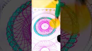 Amazing spirograph design video  so beautiful amp simple design Idea spiroart relaxing satisfying [upl. by Leavitt56]