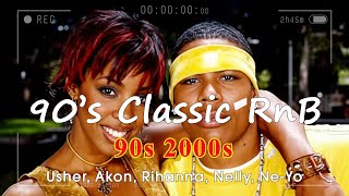 Best of Old School 90s 2000s Rnb Music Hits 🎵Usher Akon Rihanna Nelly NeYo [upl. by Thorncombe453]