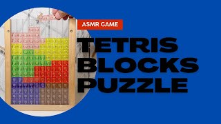 ASMR TETRIS BLOCKS PUZZLE [upl. by Aneehsor]