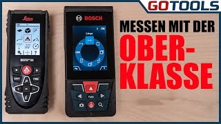 Vermessen Oder gute Alternative Die Lasershow Bosch GLM120C vs Leica DistoX4 [upl. by Hali]