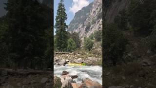 Moat peaceful place in India 💚 shorts viral himalayas kasol [upl. by Novit]