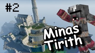 Building Minas Tirith  2 Update  LOTR Minecraft [upl. by Aenitsirhc323]