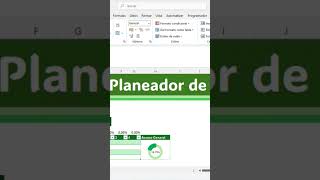 Planeador de actividad tutorial excel office tips [upl. by Colinson]