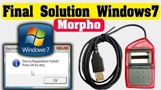 morpho device registration failed press ok to retry  morpho telemetry CheckUnsuccessful  morpho [upl. by Airpal921]