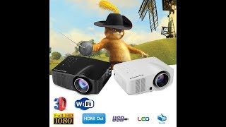 شر ح بروجكتر و رسيفر Excelvan iptv Projector [upl. by Sarene]