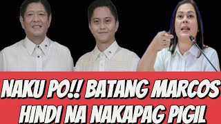 OMG CONGSANDRO MARCOS RUMESBAK NA KAY VP SARA DUTERTE [upl. by Eintrok]