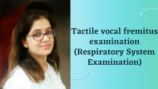 How do you assess tactile vocal fremitus [upl. by Cleasta]