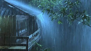 RAIN FOR INSTANT SLEEP  Cure Stress Fear Anxiety Disorders and Depression  Insomnia Reliever [upl. by Yro]