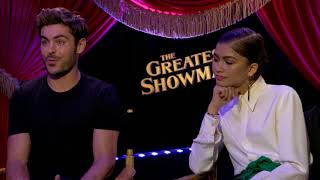 Zendaya and Zac Efron Interview The Greatest Showman [upl. by Migeon]