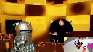 DALEK REACTS Robloxians VS Daleks FULL MOVIE [upl. by Aelak241]