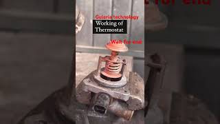 Working of thermostat valve trending youtubeshorts shortvideo [upl. by Aivin579]