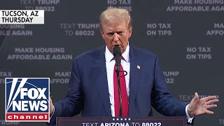 Crowd erupts after Trump announces he will slash taxes on overtime pay [upl. by Adnawahs]