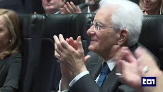 TG1 RAI ANICA 80 Il Presidente della Repubblica Mattarella in ANICA 22102024 [upl. by Dewhirst278]