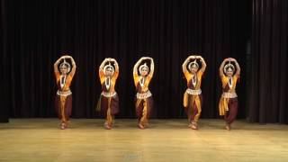 KAKALI BOSE  Odissi Kirwani Pallavi by Group [upl. by Adev]