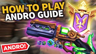 HOW TO PLAY ANDRO LIKE A PRO in ranked  Paladins Guide Androxus [upl. by Alverson588]