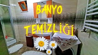 BANYO TEMİZLİĞİ 🏡🌷🌻🍀cleaningmotivation cleaning asmrcleaning temizlik banyotemizligi vlog [upl. by Adnicaj]