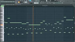 Drake  Passionfruit MIDI  FLP FL Studio Piano Tutorial  Cover [upl. by Anwahsat847]