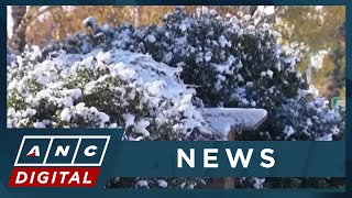 Australias southeast braces for early snow high winds  ANC [upl. by Oirevlis]