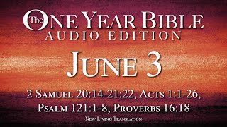 June 3  One Year Bible Audio Edition [upl. by Ahsenauj]