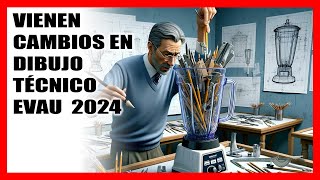 Cambios en el examen de dibujo TÉCNICO 2024 🏆 PAU Valencia MODELO 2024 resuelto​ [upl. by Omik]