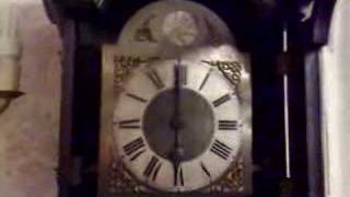 EDWARDIAN LONGCASE GRANDFATHER CLOCK FOR RESTORATION [upl. by Ahsinrac]