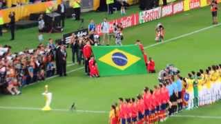 Hino Nacional Brasileiro cantado por mais de 70 mil torcedores no Maracanã [upl. by Fiorenze]