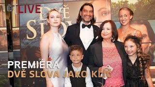 Slavnostní premiéra filmu Dvě slova jako klíč – Diana Dulínková Ivan Franěk Jana Nagyová Pulm [upl. by Chan825]