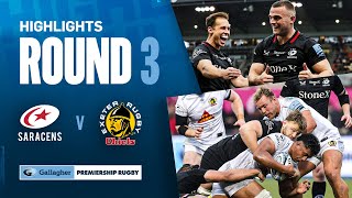 Saracens v Exeter  HIGHLIGHTS  Ben Earl Stars with Two Scores  Gallagher Premiership 202425 [upl. by Rad]