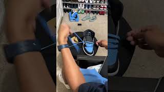 How to Loose Lace Jordan 1 UNC [upl. by Byers]