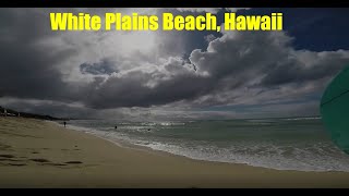 White Plains Beach Surfing Barbers Point Hawaii  03232019 [upl. by Atila804]