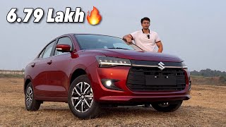 Mini Audi A4🔥 2024 New Maruti Dzire ZXi Real World Drive Review [upl. by Anhej]