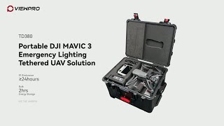 TD65 Portable Tethered Drone Lighting System for DJI Mavic 3 dji djimavic djidrone [upl. by Adnaram15]