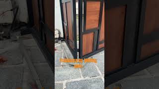 Trackless by folding gate [upl. by Eliezer]