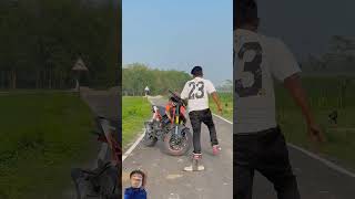 Motorcycle rider videoyoutubeshorts trending music funny comedy shortvideo viralvideo [upl. by Lindo]