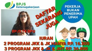 BPJS KETENAGAKERJAAN BPU  IURANNYA MURAH MANFAATNYA BANYAK [upl. by Natfa833]