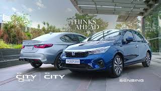 The New Honda Sensing Enabled City amp City eHEV [upl. by Odnam]