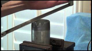 Drill Your Own Well Series  Making a Metal Well Drilling Bit [upl. by Anitnatsnok]