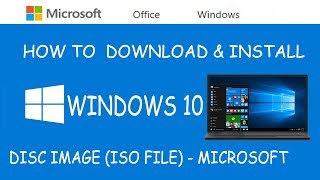 How to Free Download Windows 10 ISO File Direct from Microsoft [upl. by Ahter]